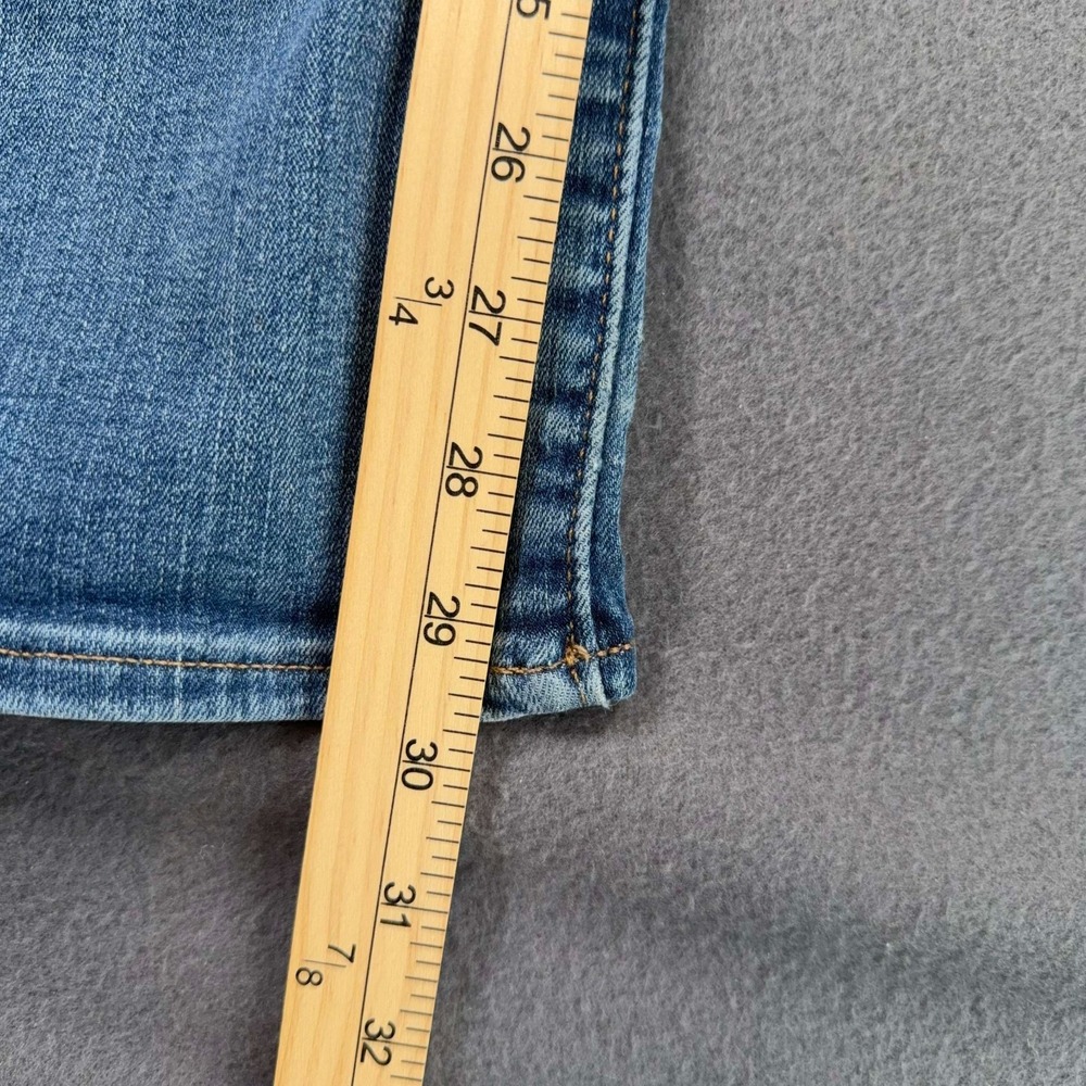 Express Hyper Stretch Jeans Mens 34x29.5 Classic Straight Blue Whisker Fade - Picture 8 of 10